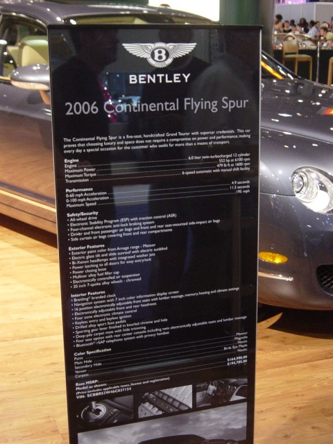 bentley continental flying spur information