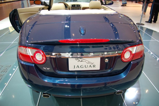 jaguar xk convertible rear view