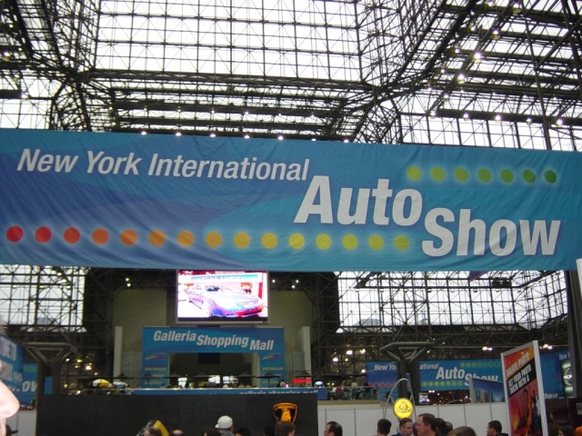 New york international car show sign