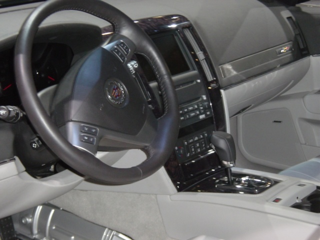 cadillac steering wheel and interior