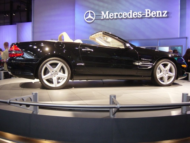 mercedes side view